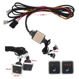 Built-in Car Seat Heater Kit Universal 12V Carbon