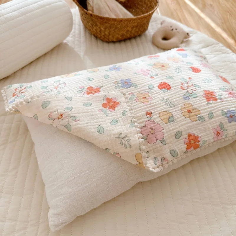 Children Cartoon Bear Bedding Pillow Cover Decorative Kids