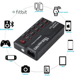 HUB 10 USB multi-port charger Fast charging for