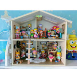 1/6 1/12 Dollhouse Wood Floor PVC Imitation Wood