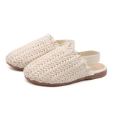 Spring Summer Girls Shoes Weaven Knitted Design Children