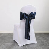 10pcs/Lot Satin Chair Sashes Bow Wedding Chair Knot
