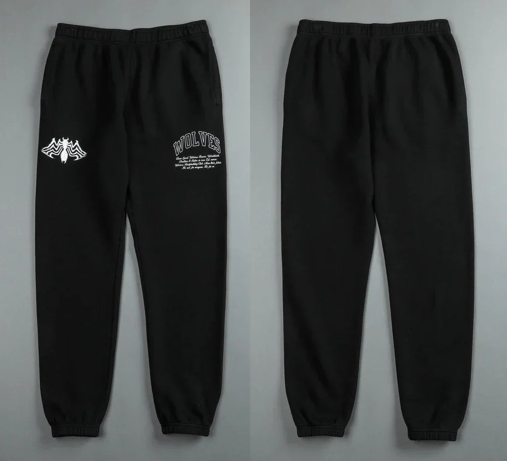 DARC Wolves Joggers Street Pants Casual Warm Oversize