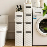 Multi-functional 18CM Wide Bathroom Slot Storage: Large Capacity