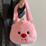 Kawaii Loopy Plush Bag Cute Soft Plush Handbag