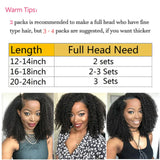 Maxine 4A 4B Hair Kinky Curly Clip In