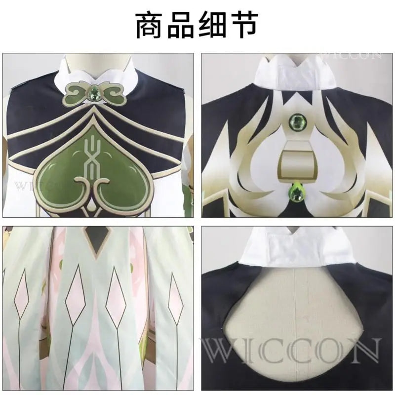 Genshin Impact Nahida Maid Cosplay Costume Lesser Lord