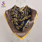 BYSIFA| Fall Winter Elegant Floral Design Scarves Shawls