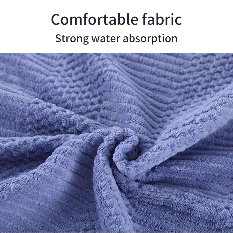 Coral Velvet Towel Soft Absorbent Adult Beach Towel