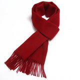 100 Wool Scarf for Men Cashmere Wool Scarf