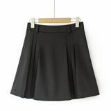 2023 Autumn Clothes Women Pleated Skirt Plus Size