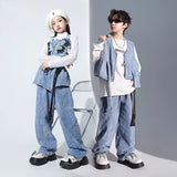 Fashion Hip Hop Dance Rave Clothes for Kids