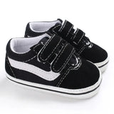 Meckior Baby Canvas Sneakers Classic Stripes Casual Baby