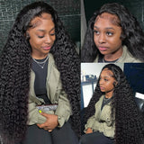 250% 13x4 Loose Deep Wave Frontal Wig Brazilian