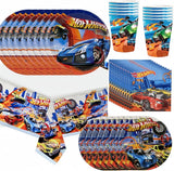 Hot Wheels Birthday Decoration Racing Car Disposable Tableware