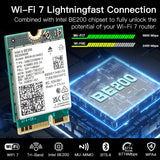 WiFi 7 for Intel BE200 Network Card Bluetooth