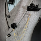 Men's Bow Tie Corsage Pocket Towel Sets British