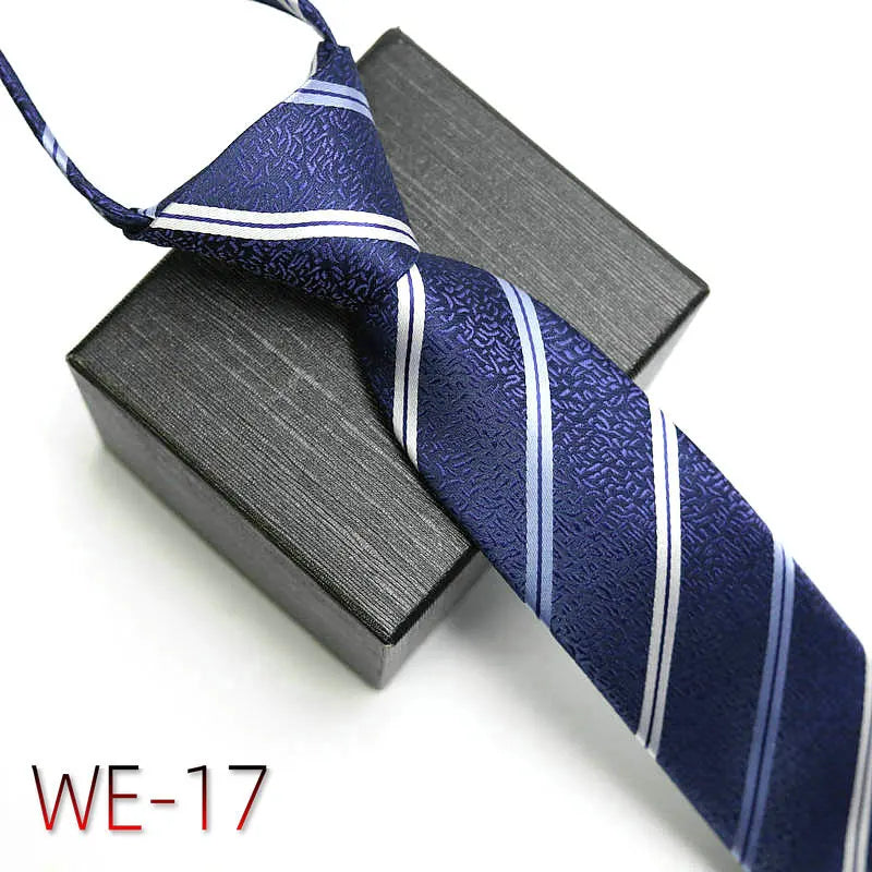 New Suit Business Zipper Tie for Man 48*7cm