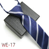 New Suit Business Zipper Tie for Man 48*7cm