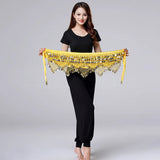 1Pc Belly Dance Waist Chain – 5-Layer Gold Coin Hip Scarf
