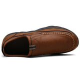 Leather Men Casual Shoes Zapatos Brand Men Loafers