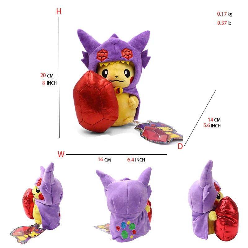 Pokemon Pikachu Cosplay Toys Charizard Snorlax Garchomp Tyranitar
