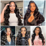 13x4 Body Wave HD Lace Frontal Wig Human
