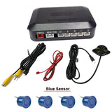 DC12V Video Parking 4 Sensors Car Reverse Backup