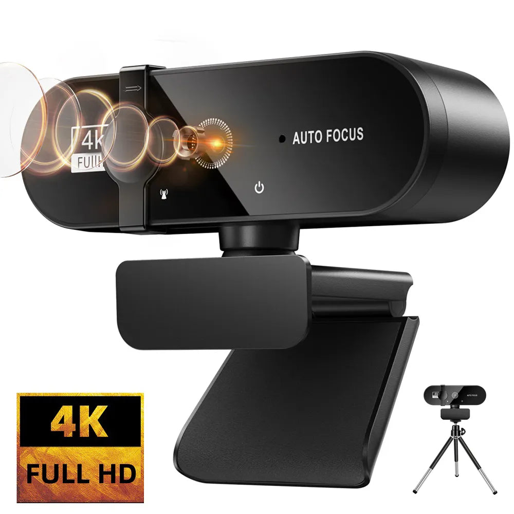 Webcam 4K 1080P Mini Camera 2K Full HD