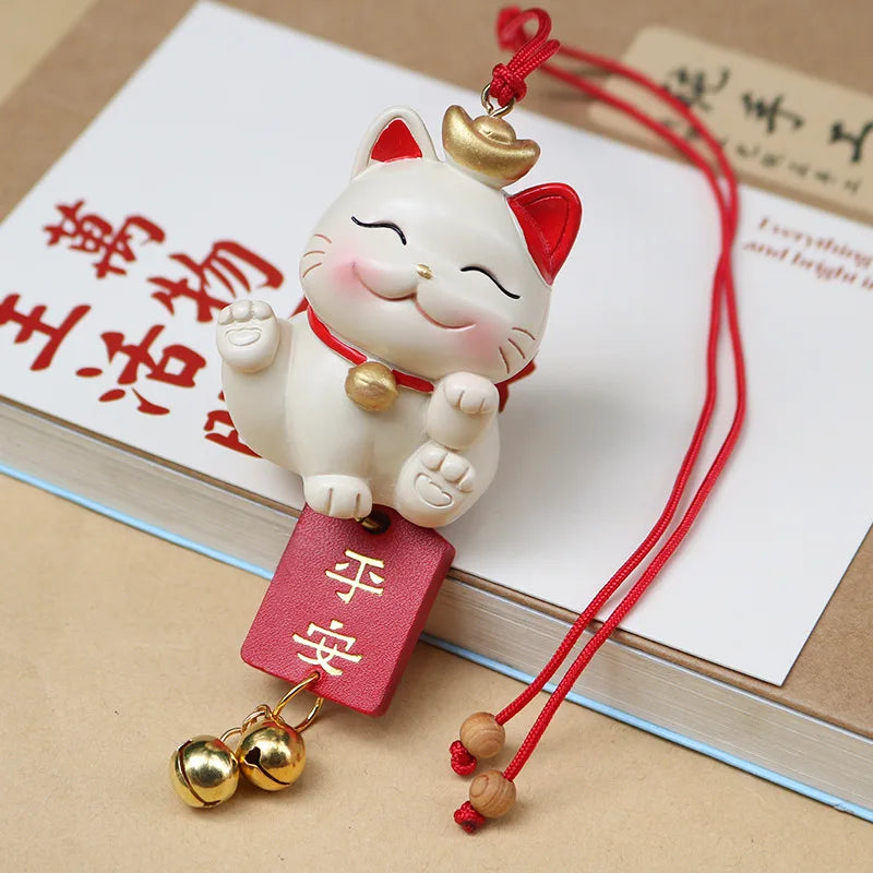Creative Lucky Cat Car Pendant for Women Blessing