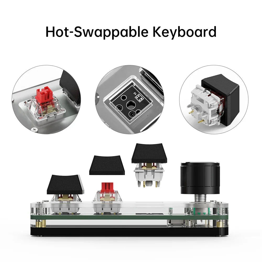 Programming Macro Custom Knob Keyboard RGB 3 Key