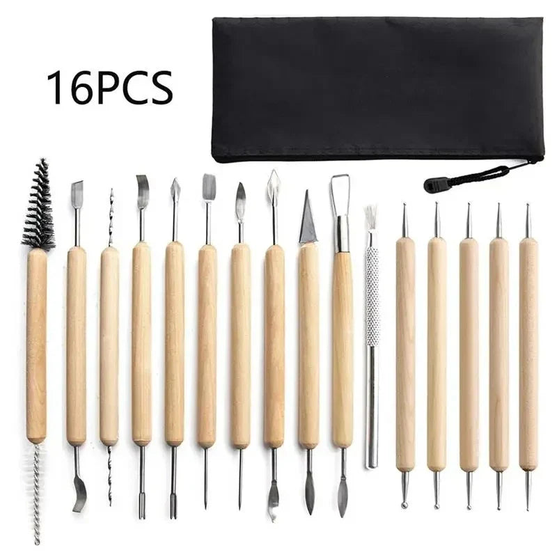 Pottery Clay Sculpting Tools Kit 8-61 Pcs/Set, Ceramic