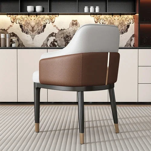 Italian Luxury Dining Chairs Leather Unique Hotel Terrace