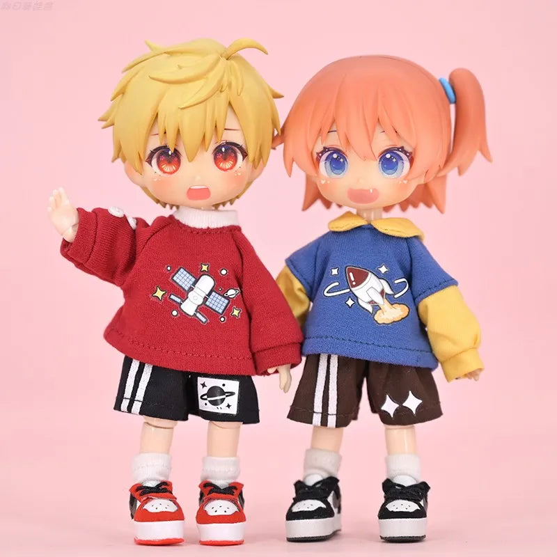 New Ob11 Doll Suki Sweater + Shorts Doll