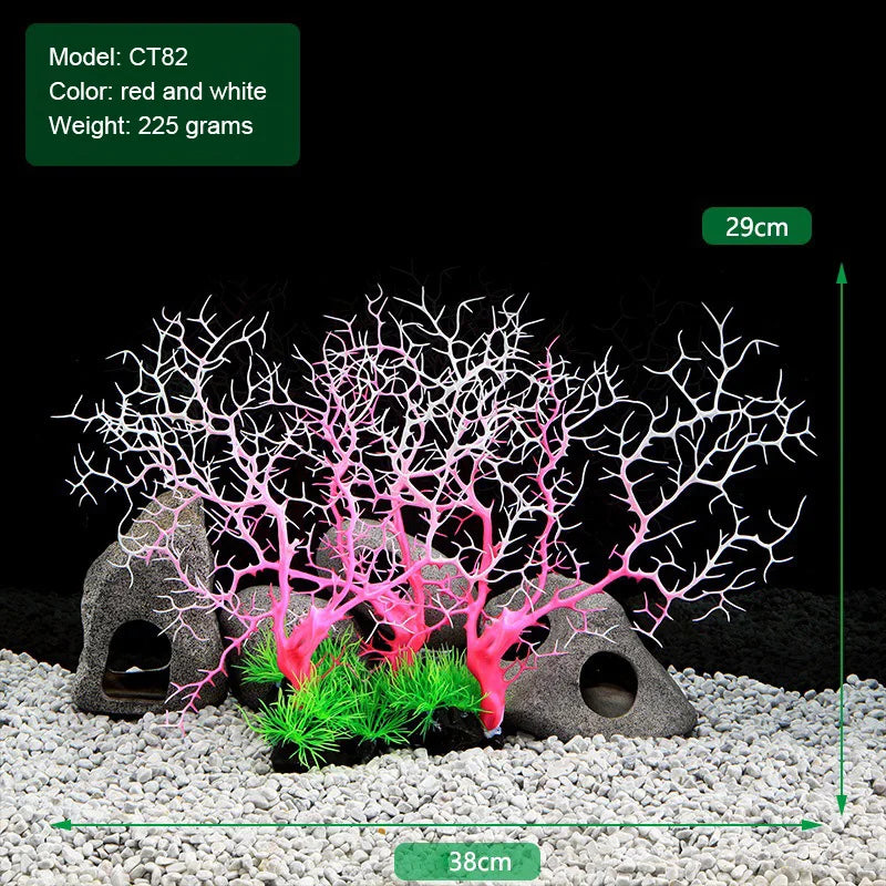 New Simulation Coral Aquarium Landscape Decorations Willow Iron
