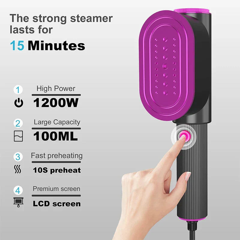 Portable Handheld Garment Steamer Iron Mini 3 in