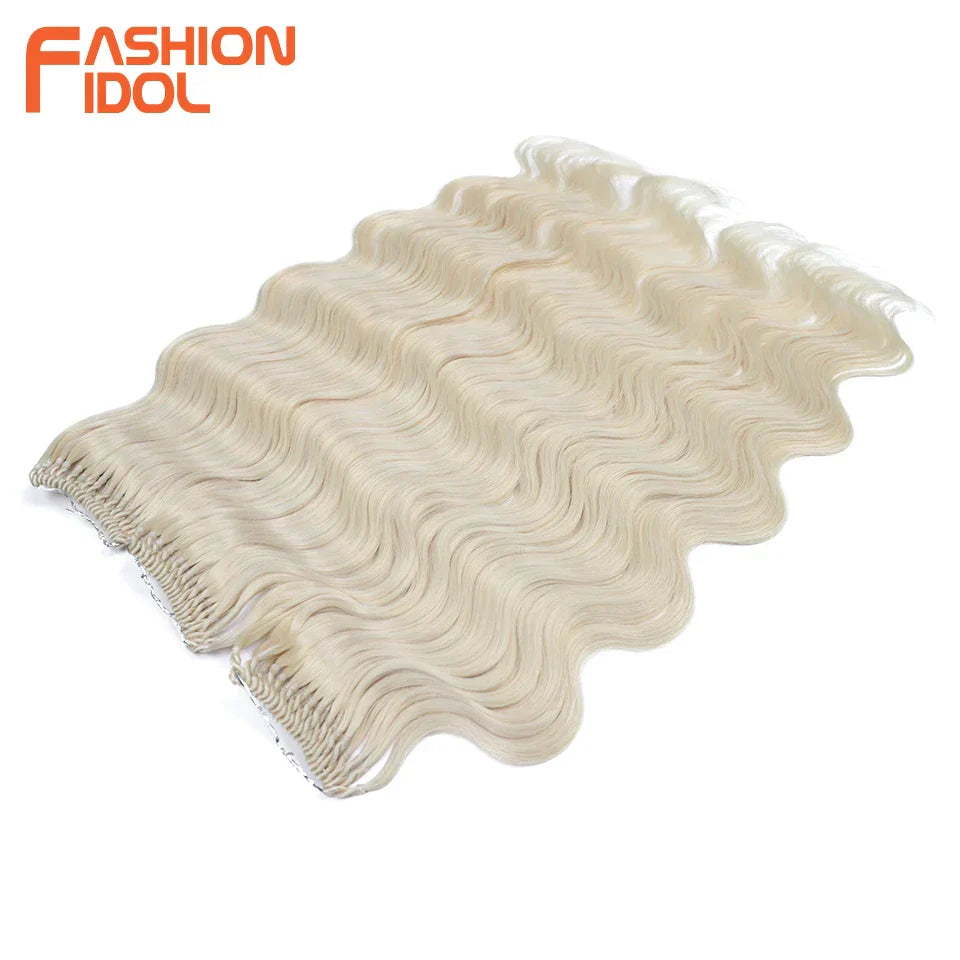 FASHION IDOL 24 Inch Body Wave Crochet Hair