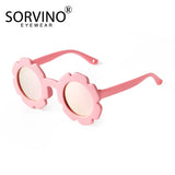 SORVINO Vintage Kids Sunglasses Child Sun Glasses Round