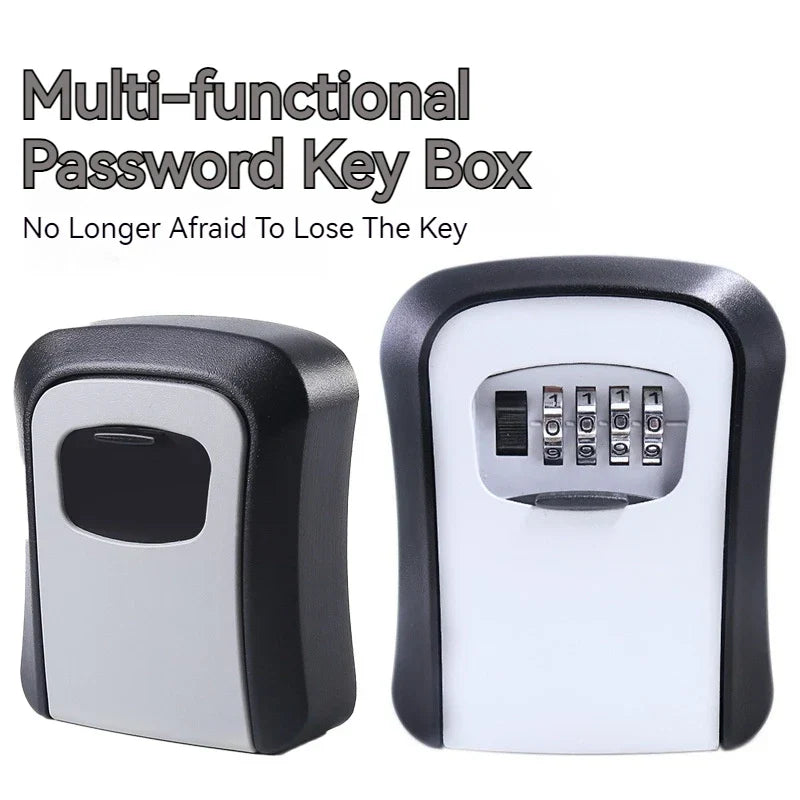 Wall Mount Key Lock Box 4 Digit Password
