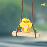 Cartoon Cute animated car accessories Swinging Duck pendant