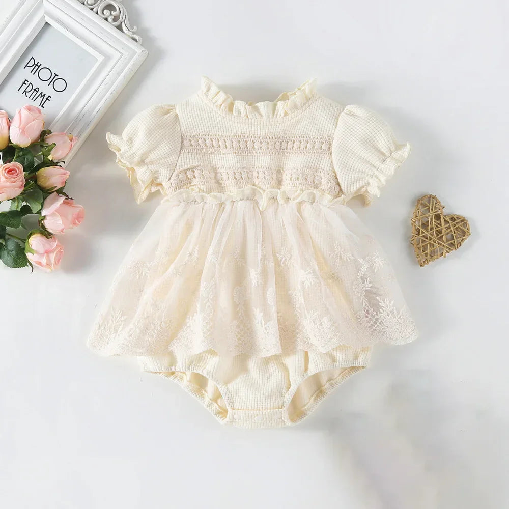 Spring Summer Solid Princess Baby Girl Tutu Skirt