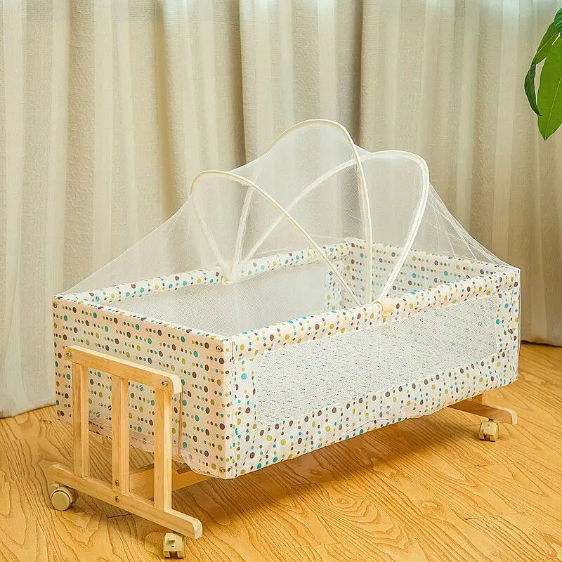 Baby Cradle Bed Mesh Mosquito Nets Foldable Summer