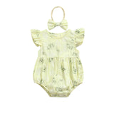 Newborn Baby Girls Rompers Ruffle Cotton Baby Girl