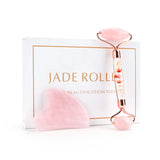 Natural Jade Roller Gua Sha Set Massager for