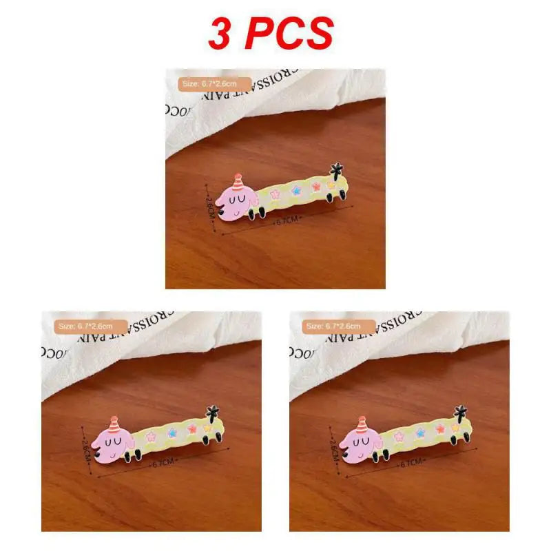 1/3/5PCS Duckbill Clip Lovely Eye-catching Short Hair Children's