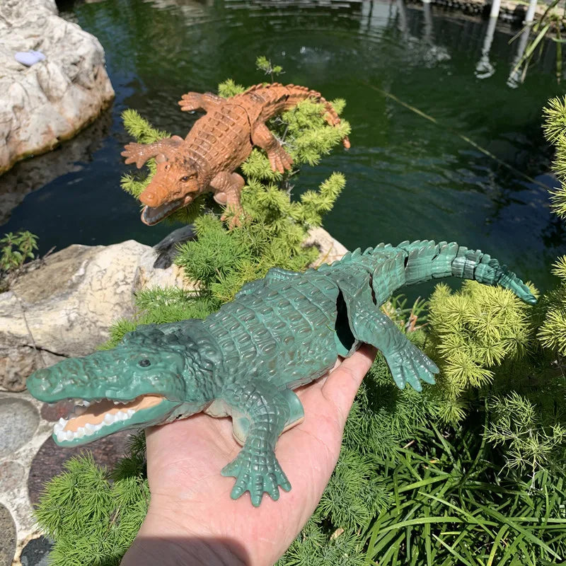 Realistic RC Crocodile Pool Lake Toys Kids Waterproof