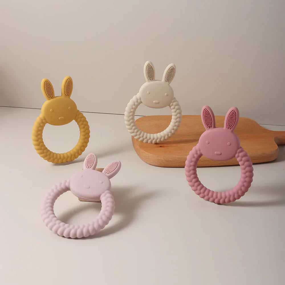Cute Baby Rabbit Baby Toy Food Grade Safe