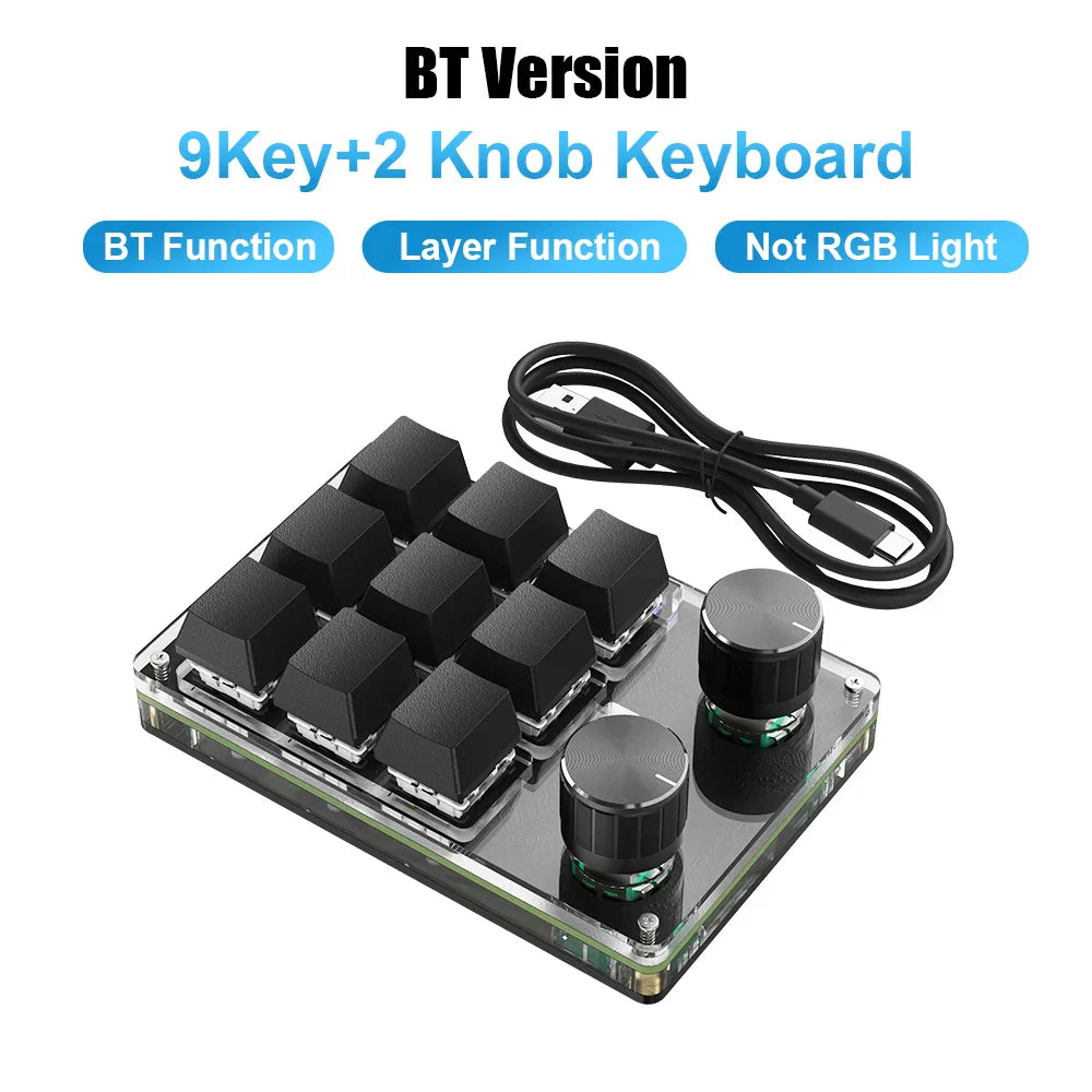 Programming Macro Custom Knob Keyboard RGB 3 Key