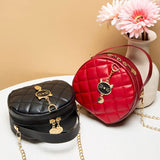 Women Chain Shoulder Bags Round Handbags Ladies Cute