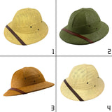 Novelty Men Straw Helmet Pith Sun Hats Men